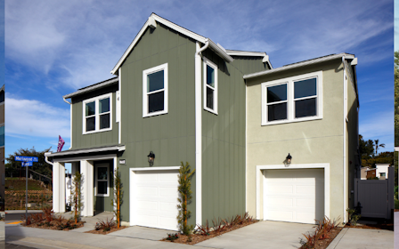 A row of houses.