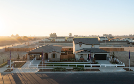 A group of houses.