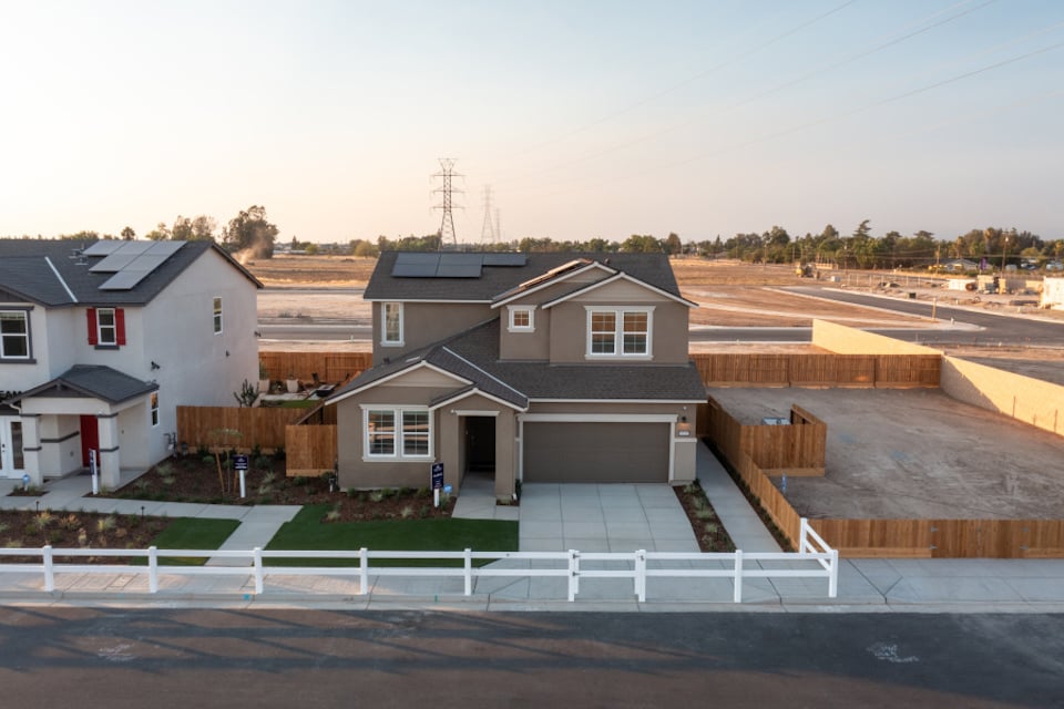 A group of houses.