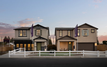 A row of houses.