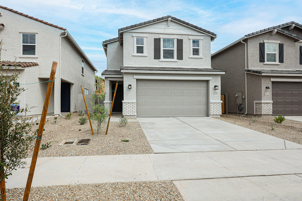 A house with garages and a garage.