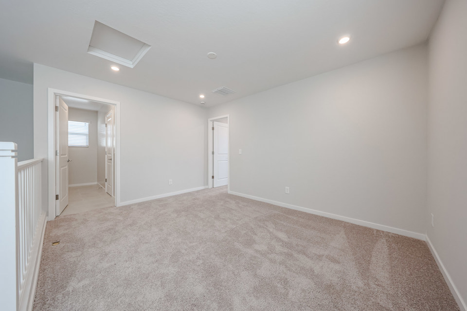 A room with white walls.