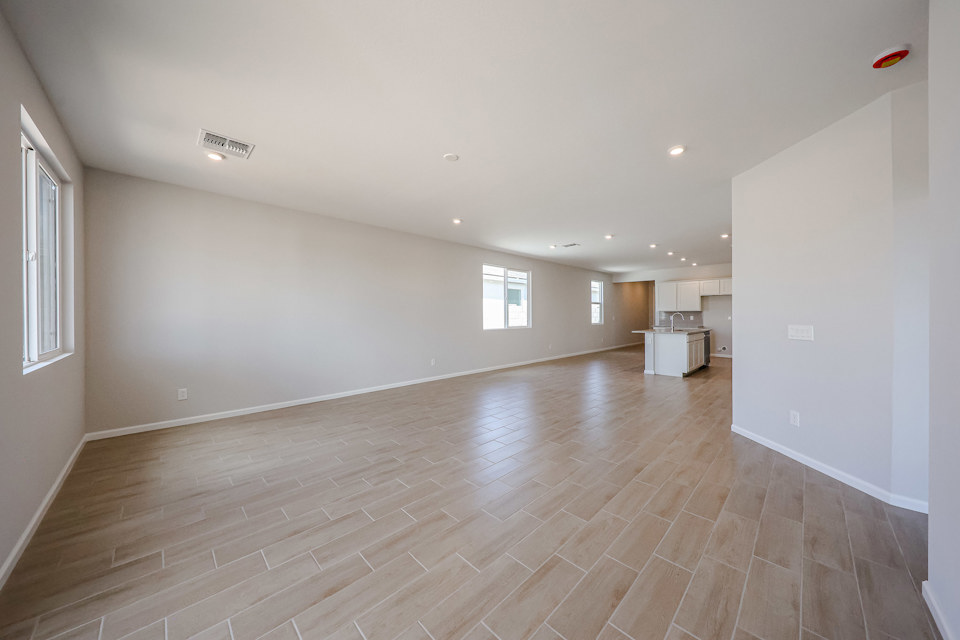 A large empty room.