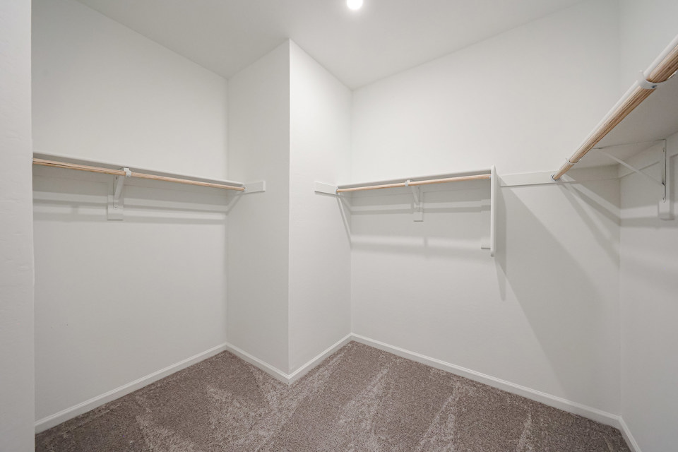 A staircase in a room.