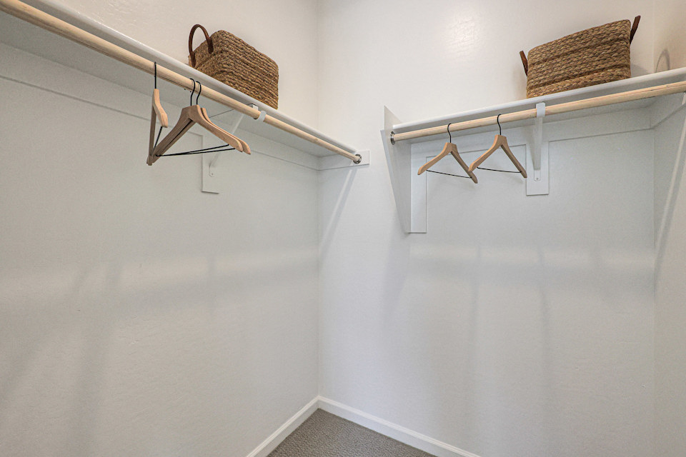 A basket on a wall.
