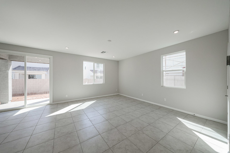 A large empty room.