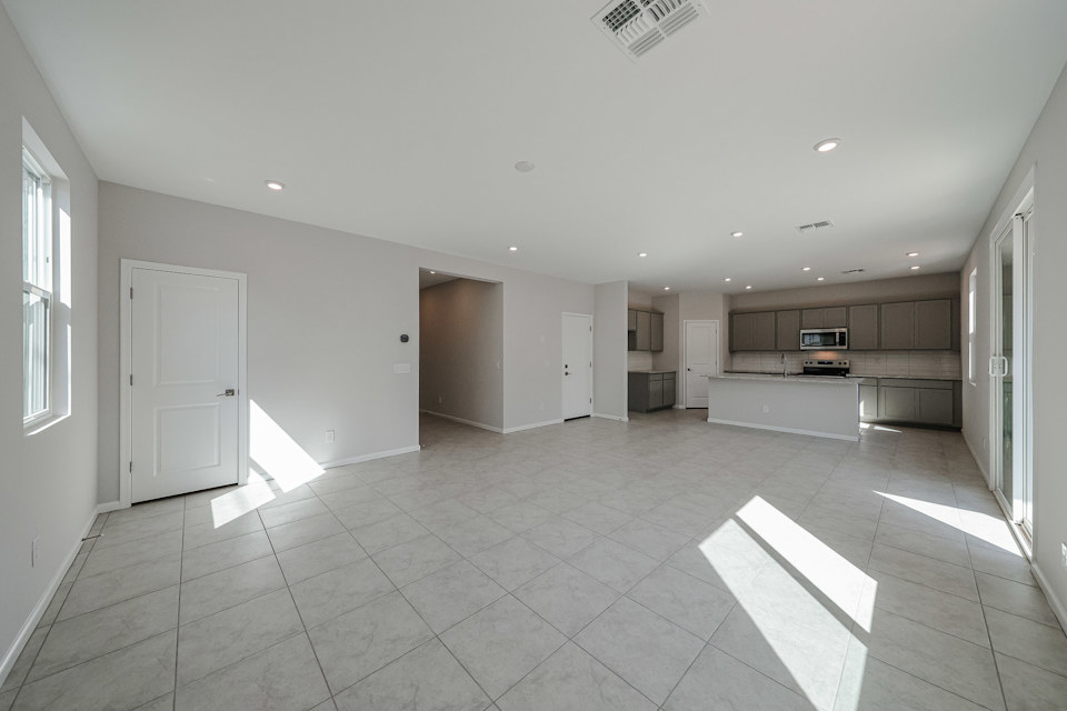 A large empty room.