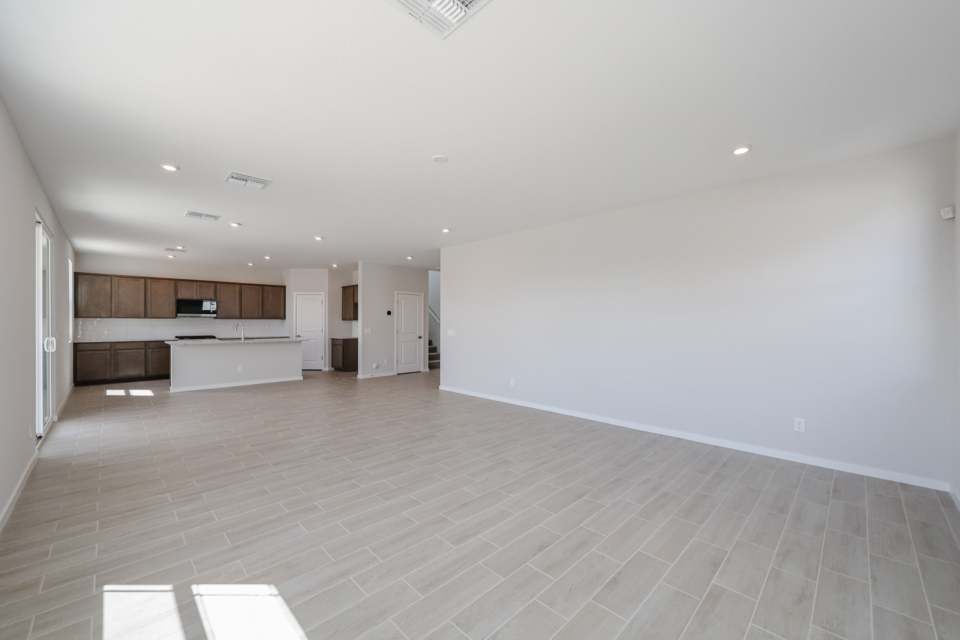 A large empty room.