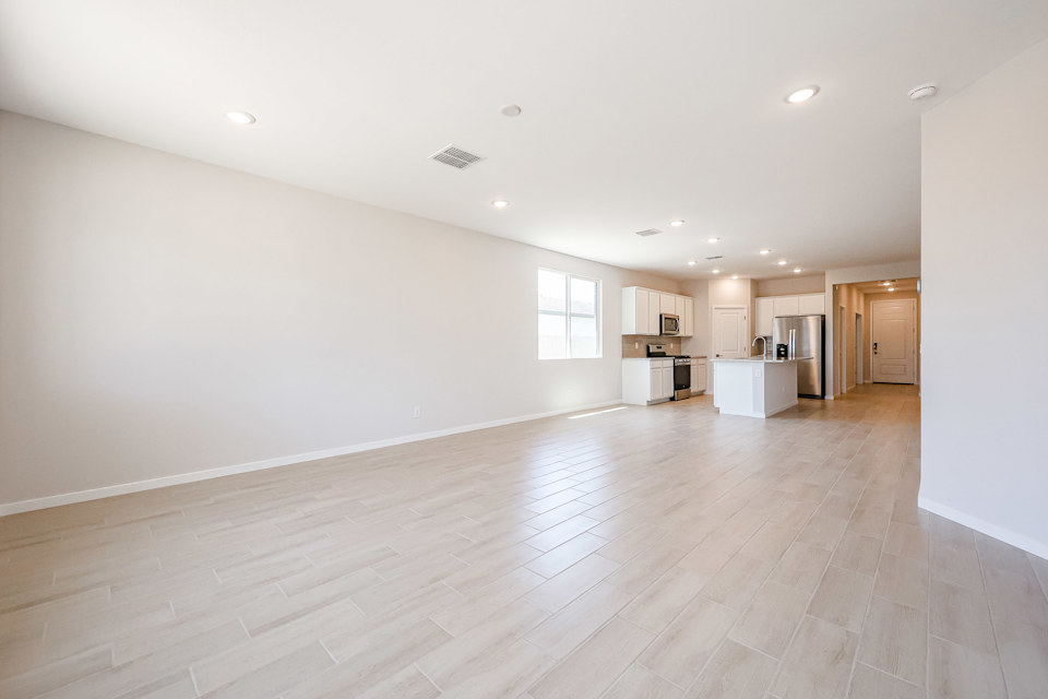 A large empty room.