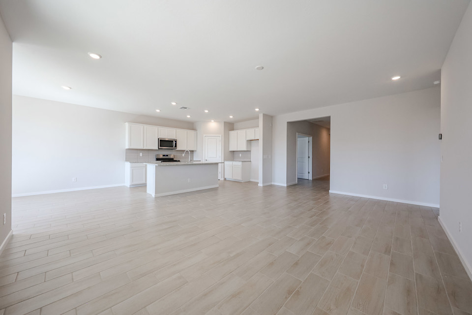 A large empty room.