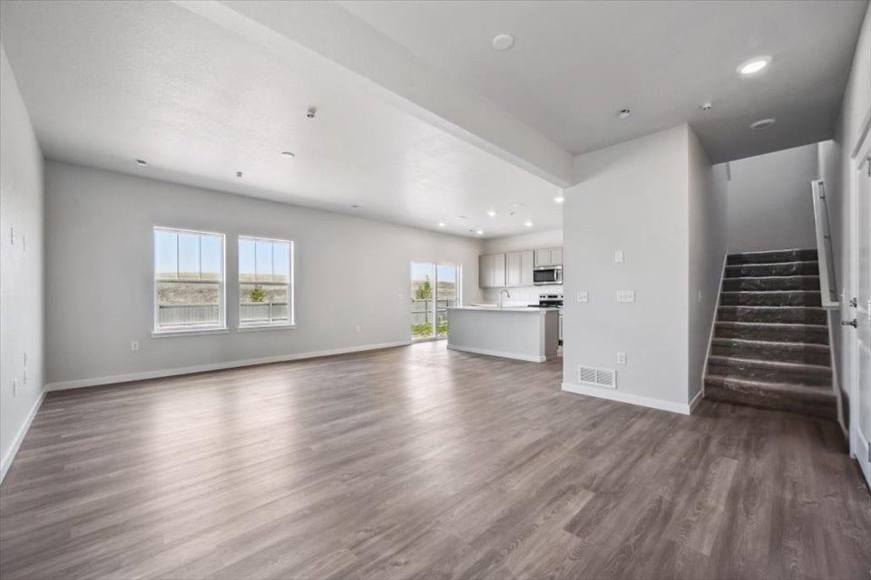 A large empty room.