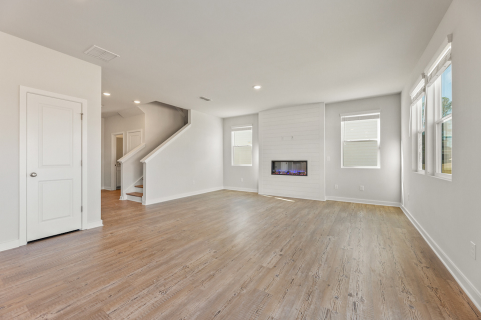 A large empty room.
