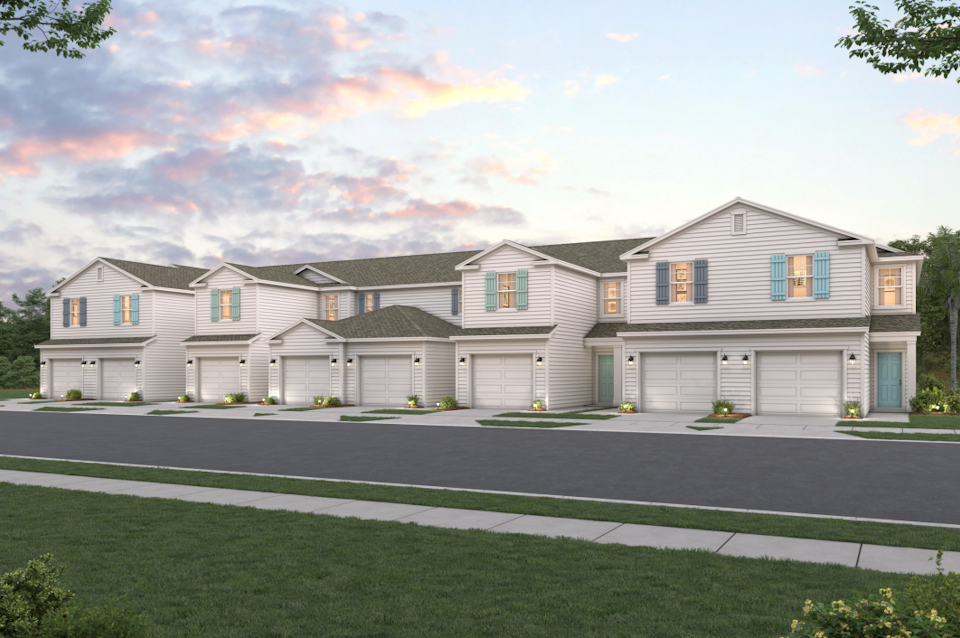 A row of houses.