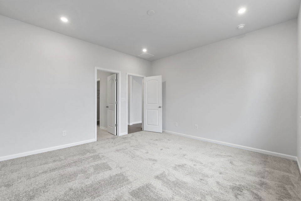A room with white walls.