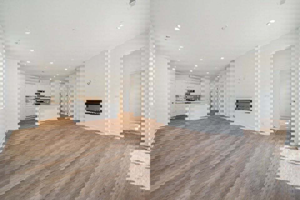 A large empty room.
