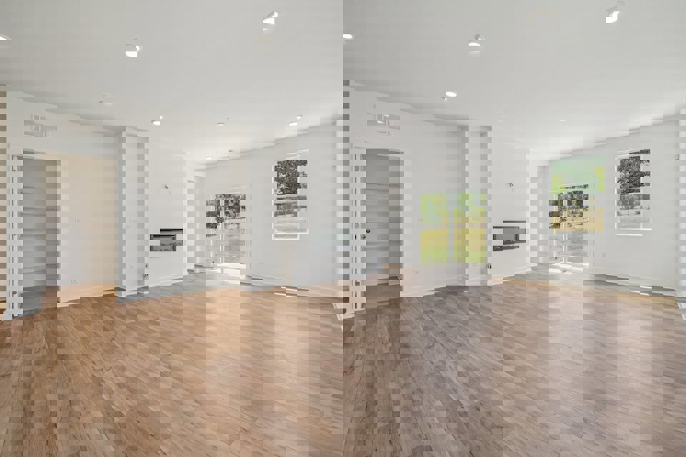 A large empty room.