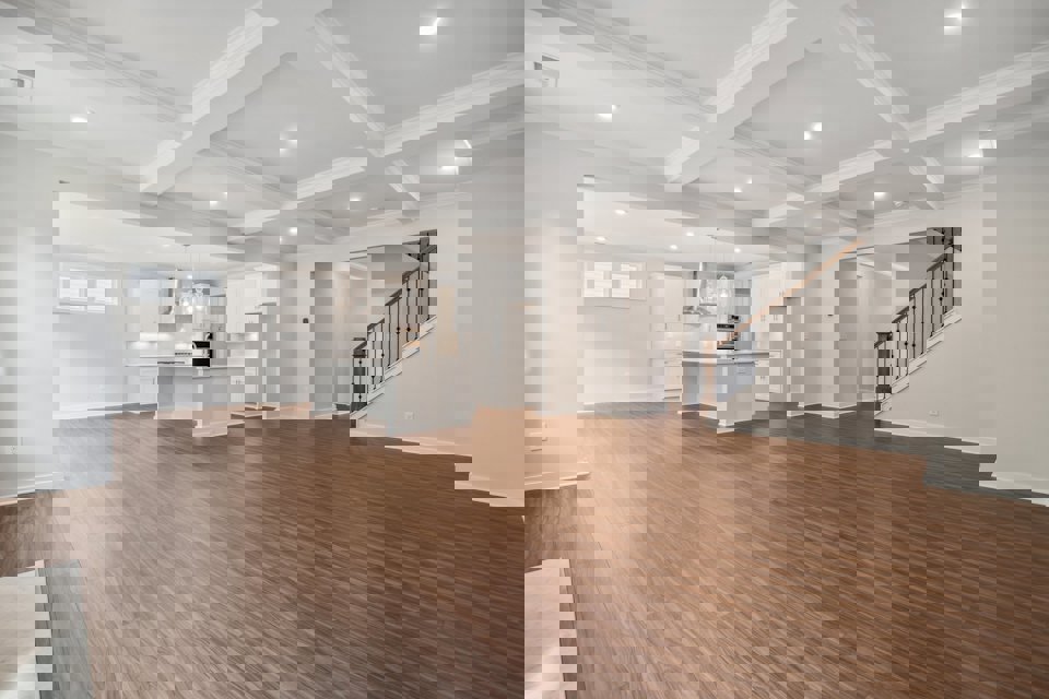 A large empty room.