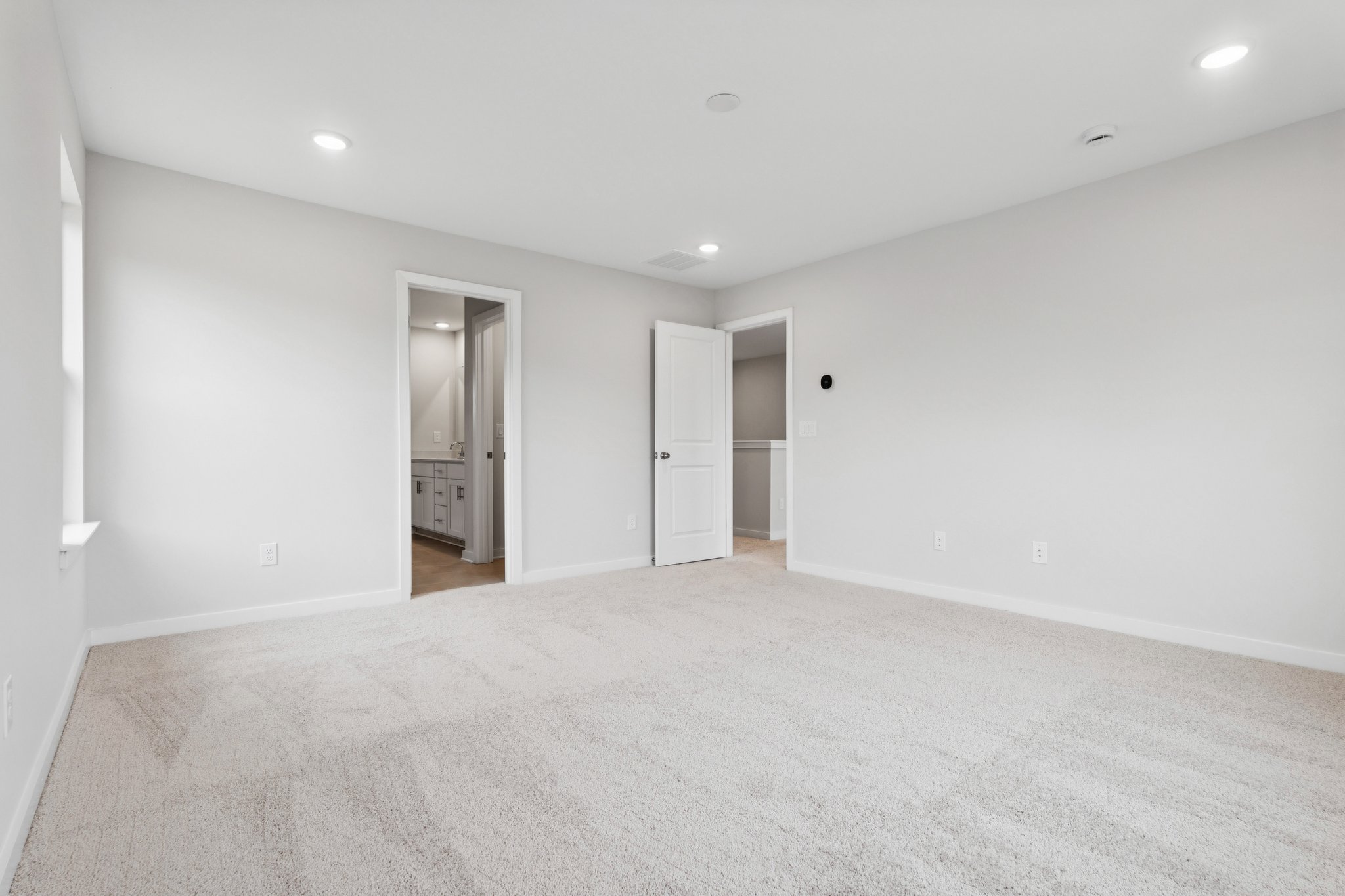 A room with white walls.