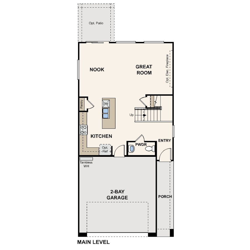 Main floor diagram