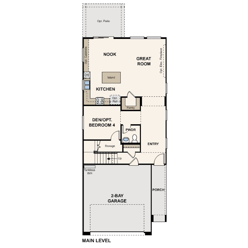 Main floor diagram
