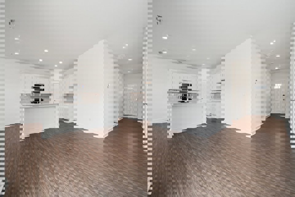 A large empty room.