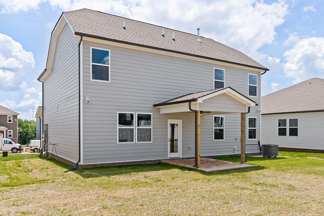 A house with a garage.