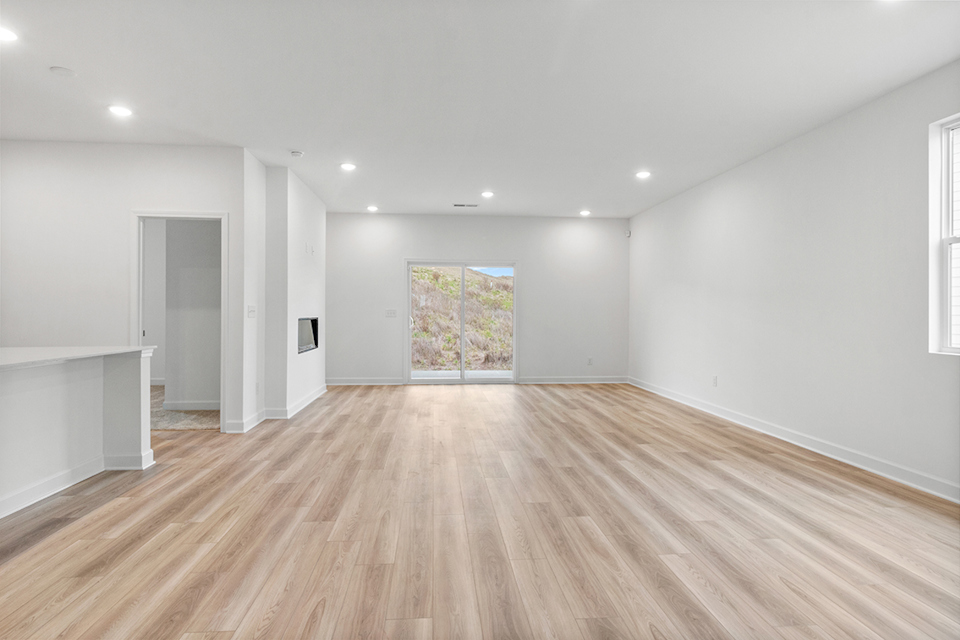 A large empty room.