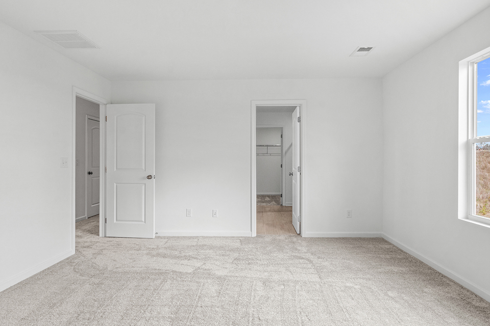 A room with white walls.