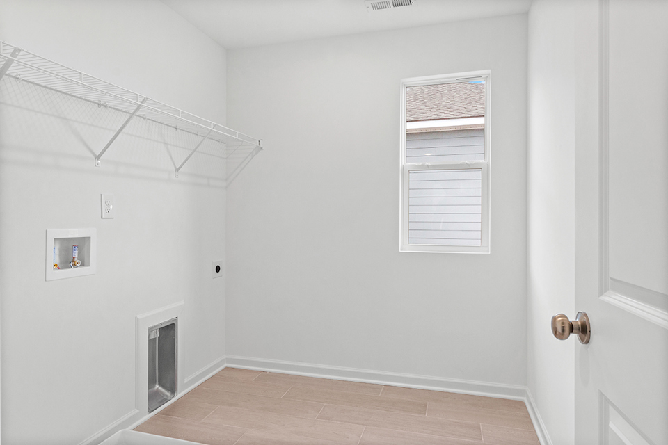 A room with white walls.
