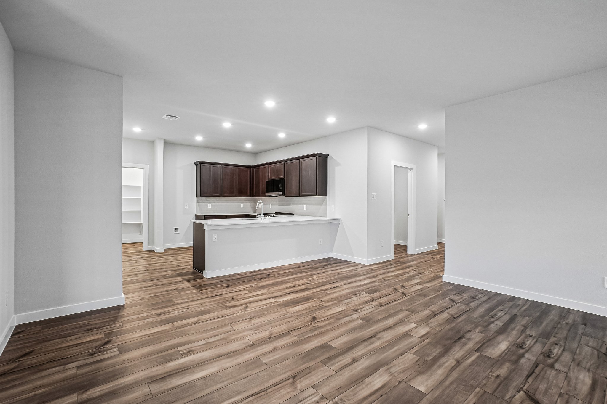 A large empty room.