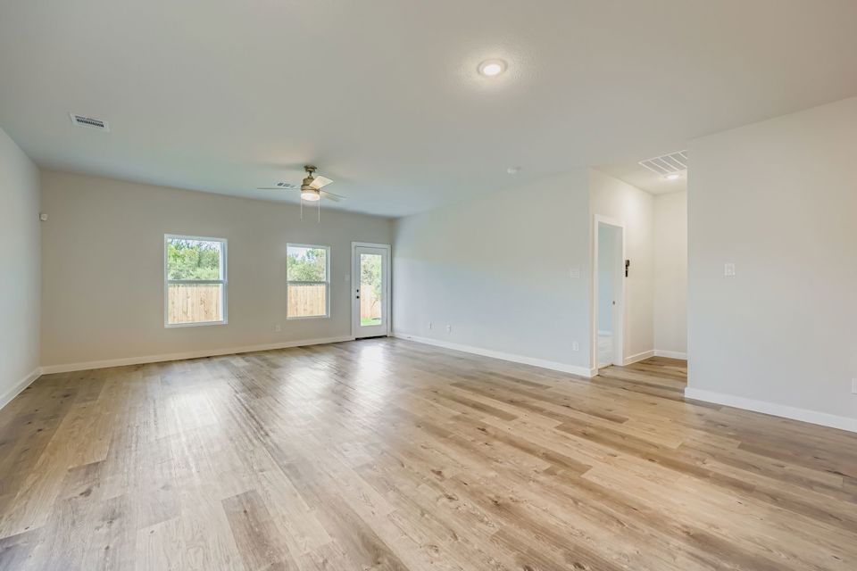 A large empty room.
