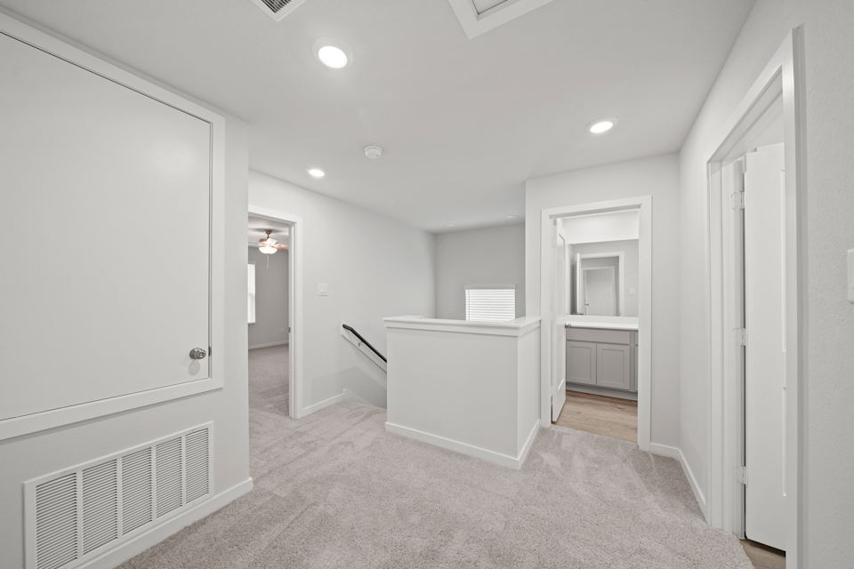 A room with white walls.