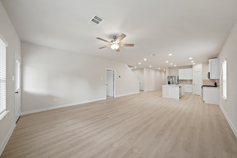 A large empty room.