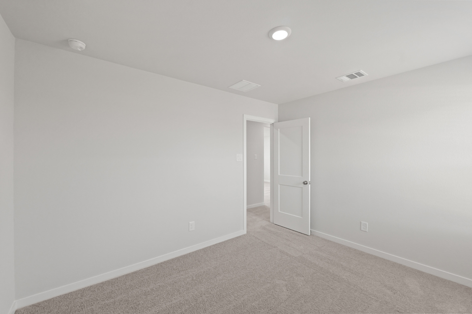 A room with white walls.