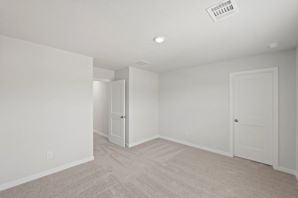 A room with white doors.