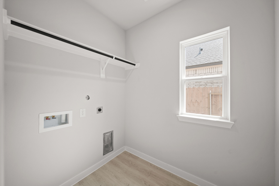 A room with white walls.