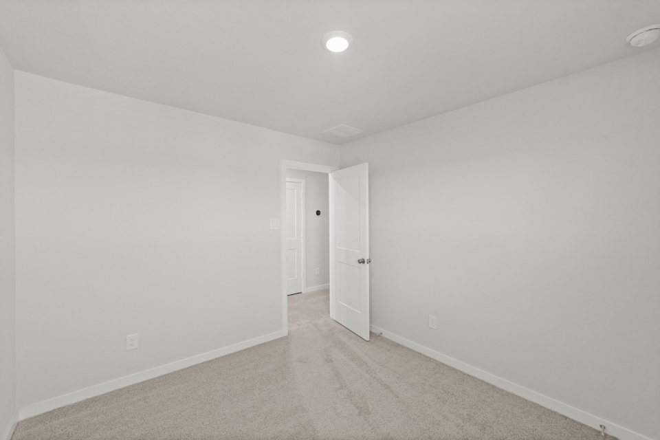 A room with white walls.
