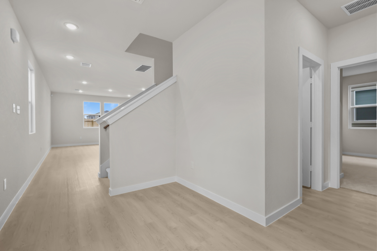 A room with white walls.
