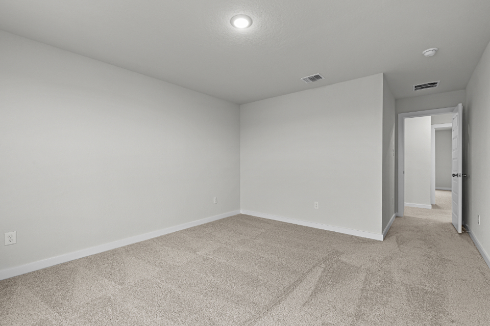 A room with white walls.