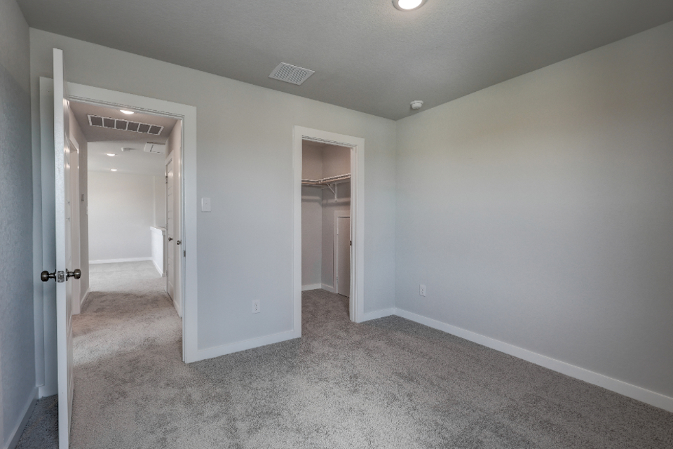 A room with white walls.