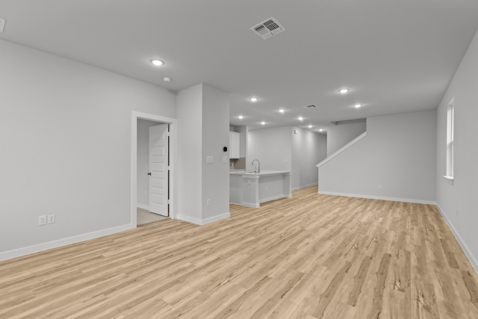 A large empty room.