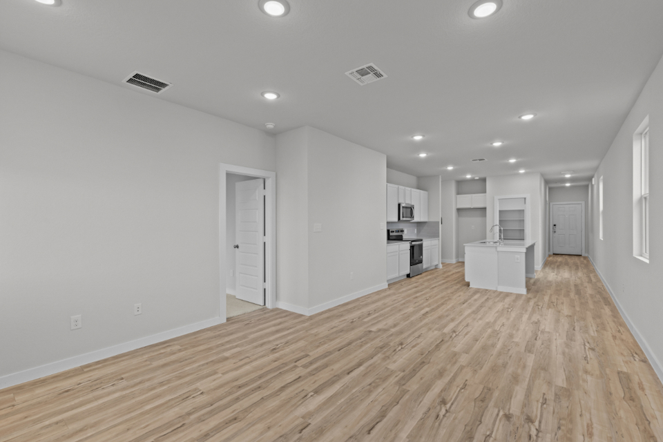 A large empty room.