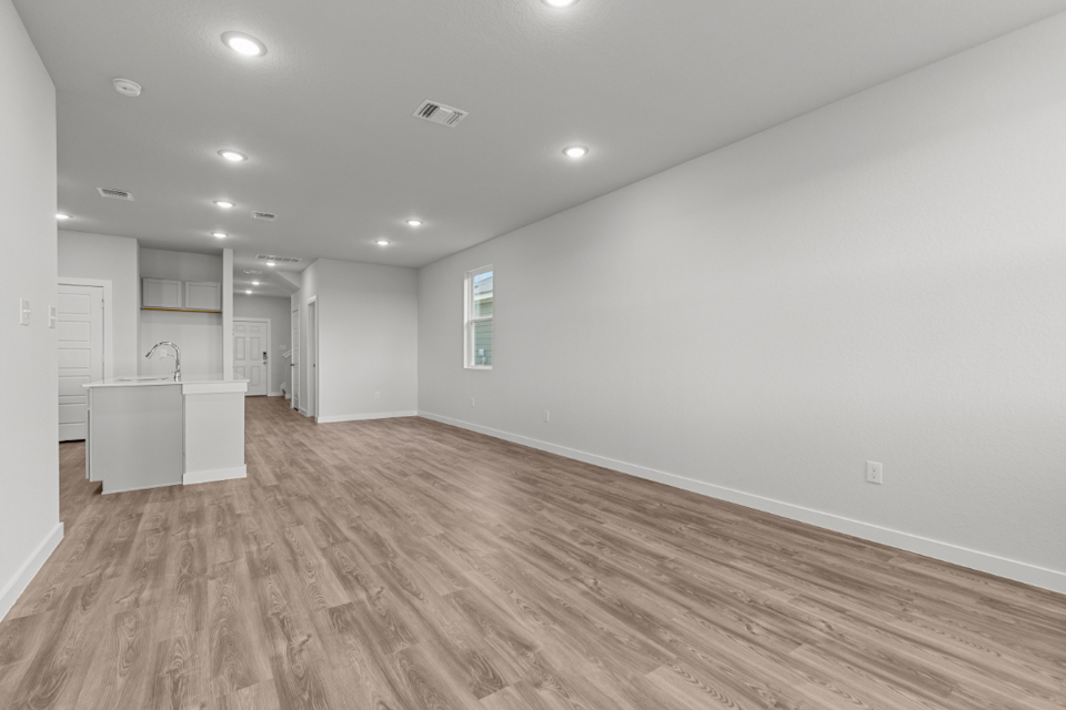 A large empty room.