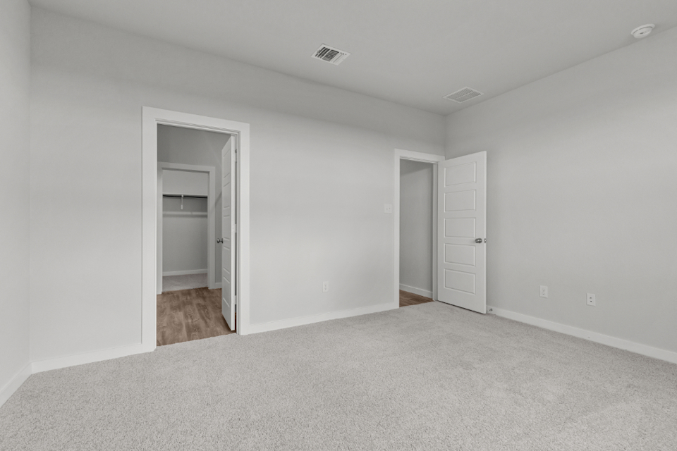 A room with white walls.