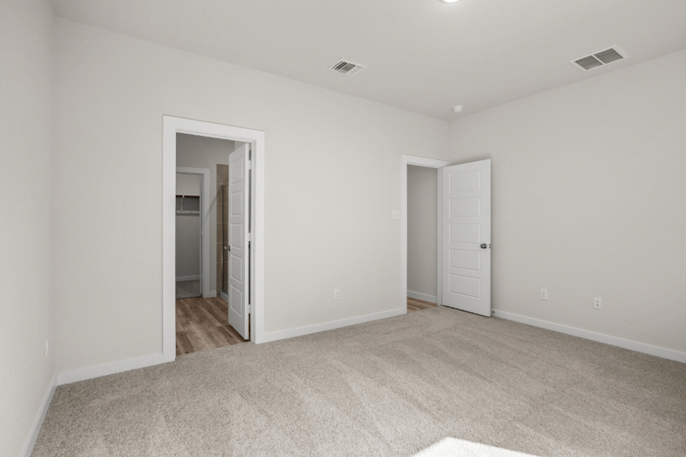 A room with white walls.