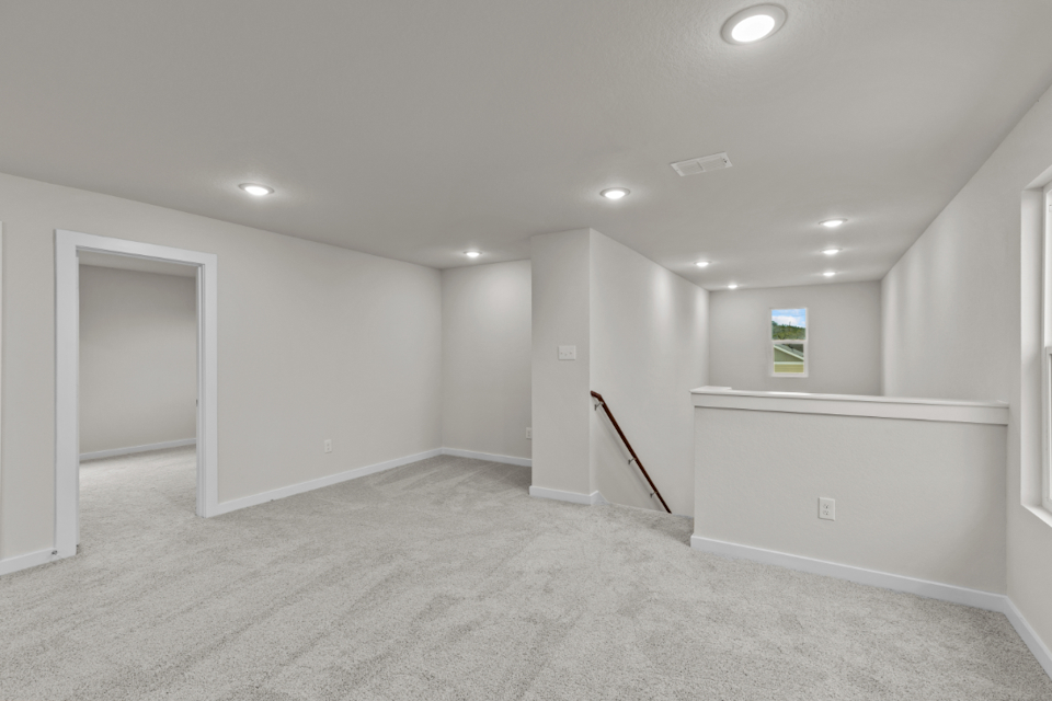 A room with white walls.
