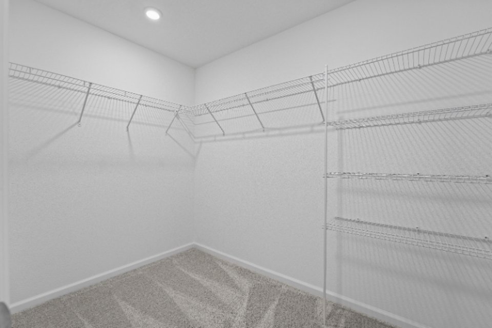 A white tiled room.