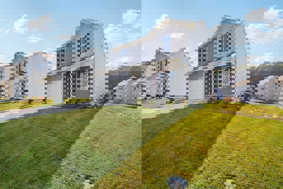 A row of houses.